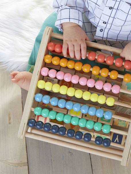 Vertbaudet - Boulier d'apprentissage en bois FSC® multicolore