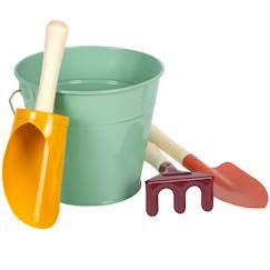 Jouet-Jeux de plein air-Set d'outils avec seau tiny garden