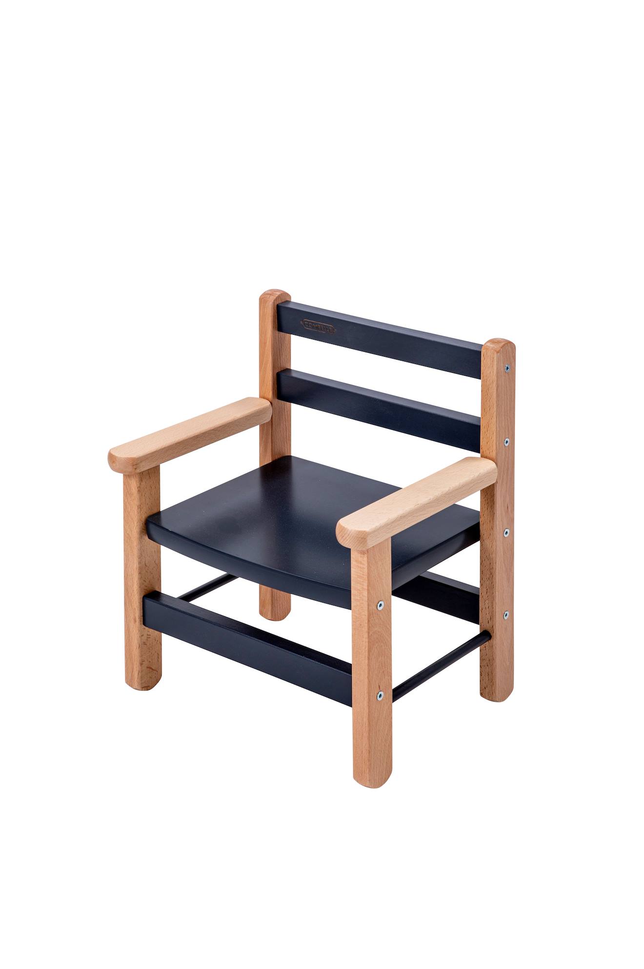 Petit Fauteuil Juliette Hybride Anthracite