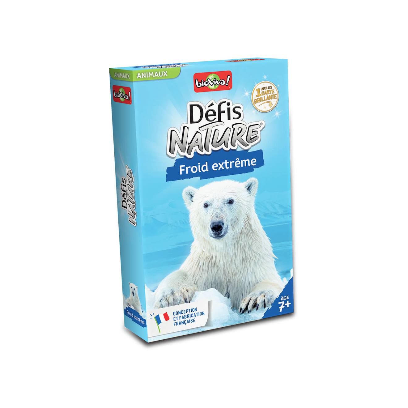 Jeu De Cartes - Défis Nature - Froid Extrême - Fabriqué En France Multicolore