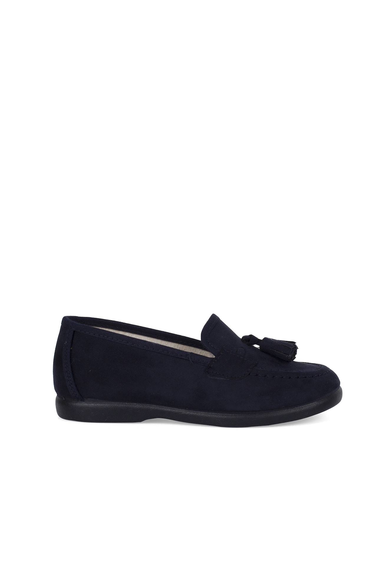 Mocassins Pompons Serratex Bleu Marine