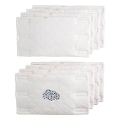 Linge de maison et décoration-Protections de barreaux de lit en coton matelassé - petit nuage