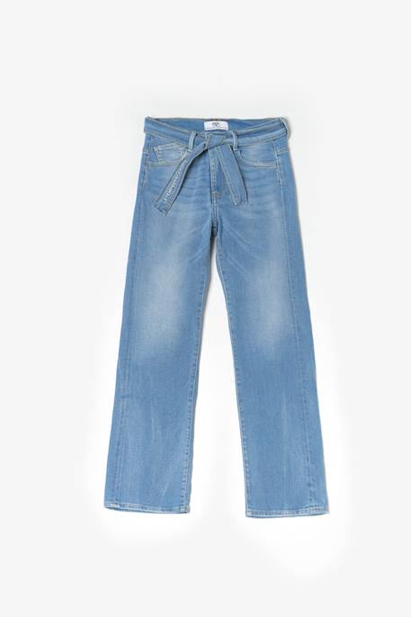 Fille-Jeans droite large, 7/8ème