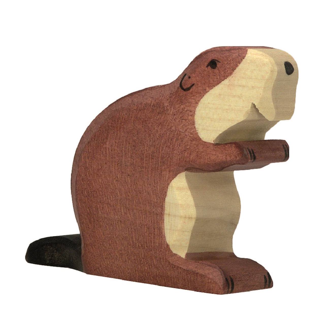 Figurine Castor Marron