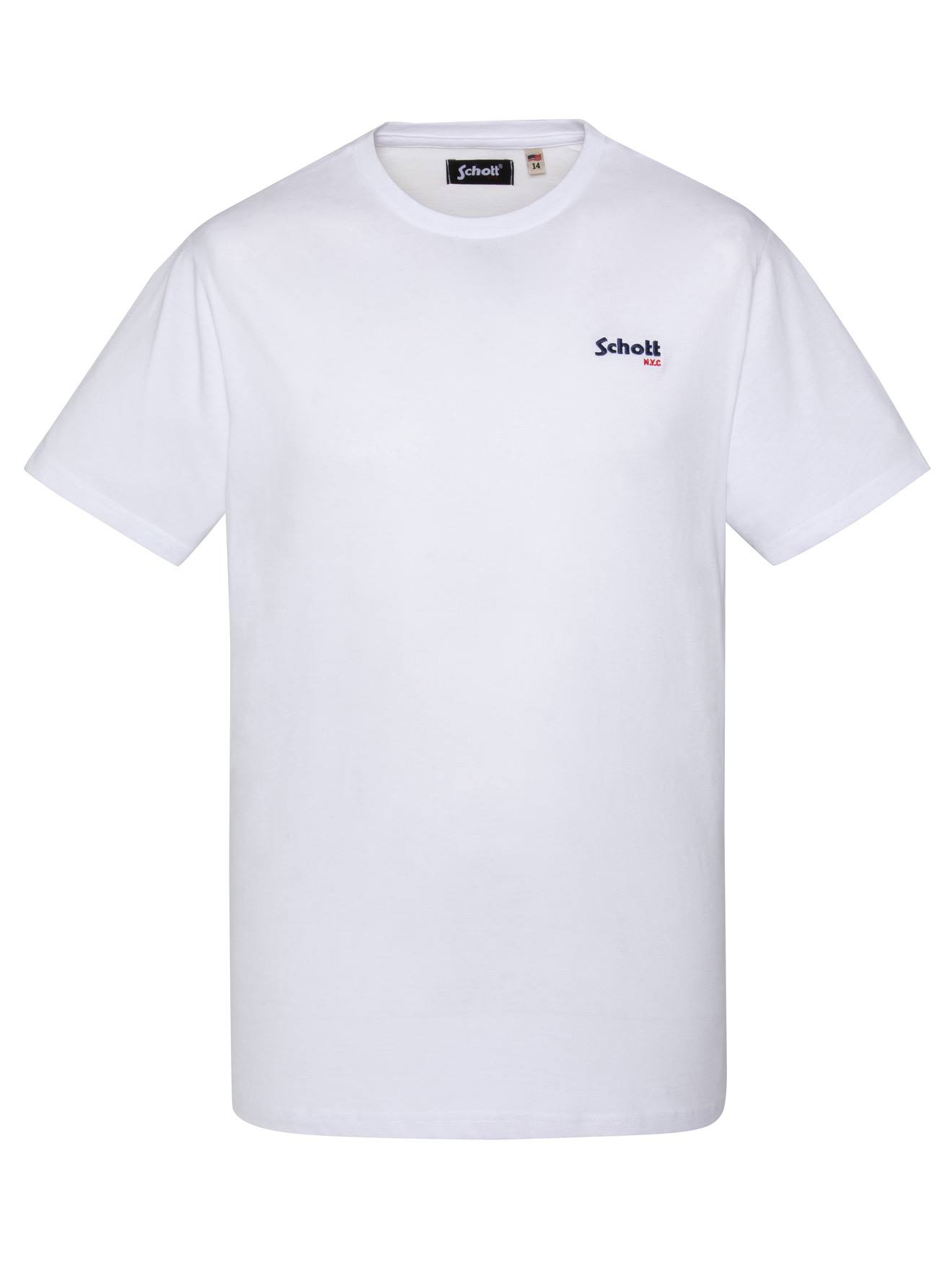 T-shirt Manches Courtes Brodé Blanc