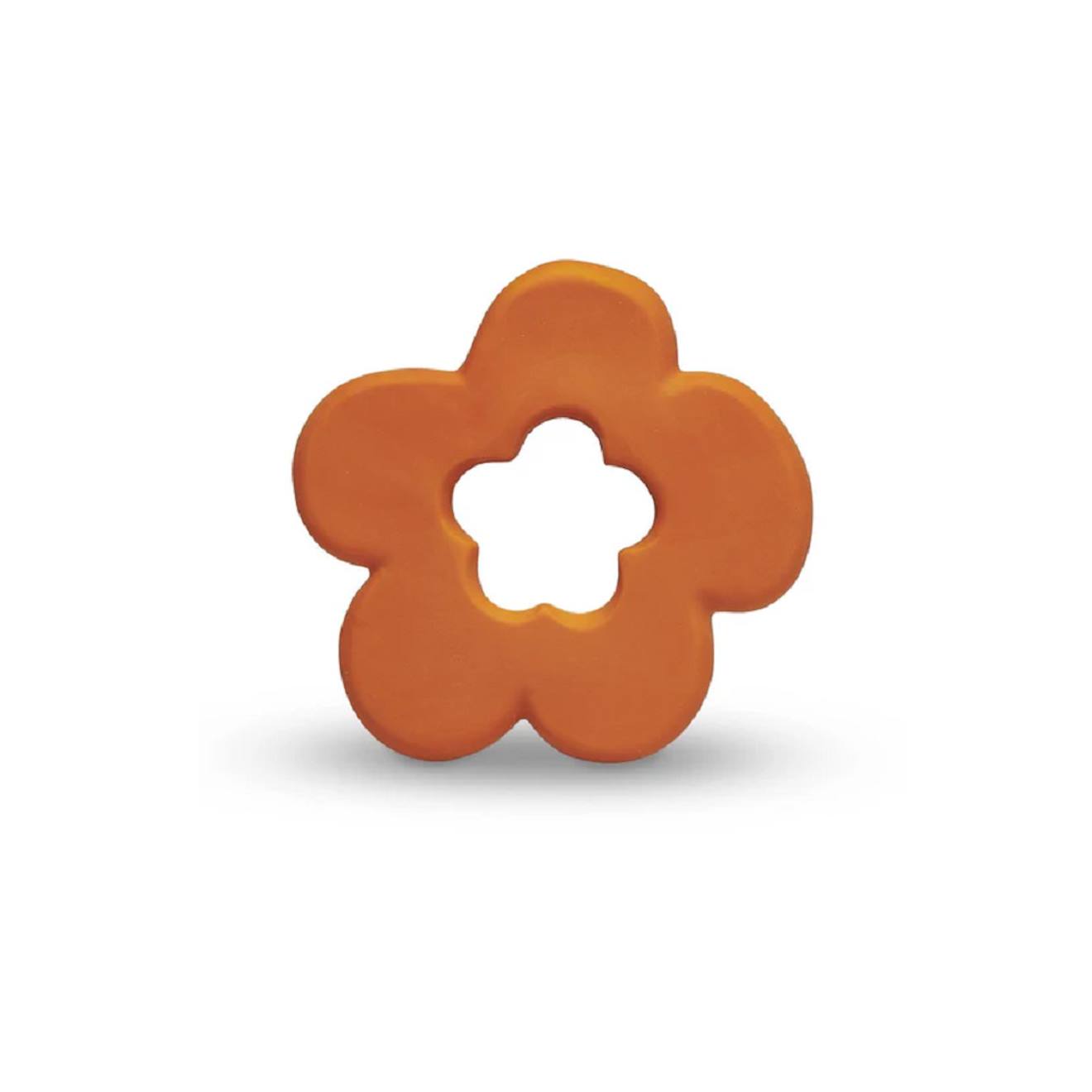 Anneau de dentition - fleur orange