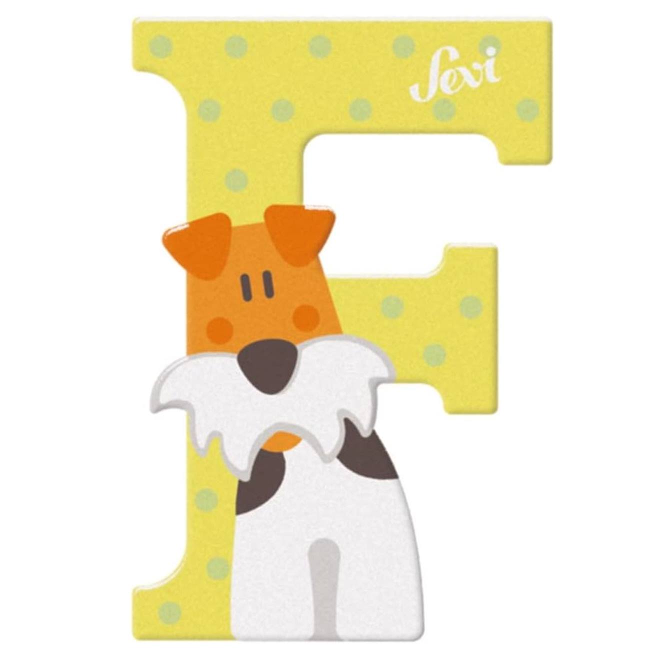 Lettre F - Fox Terrier Jaune