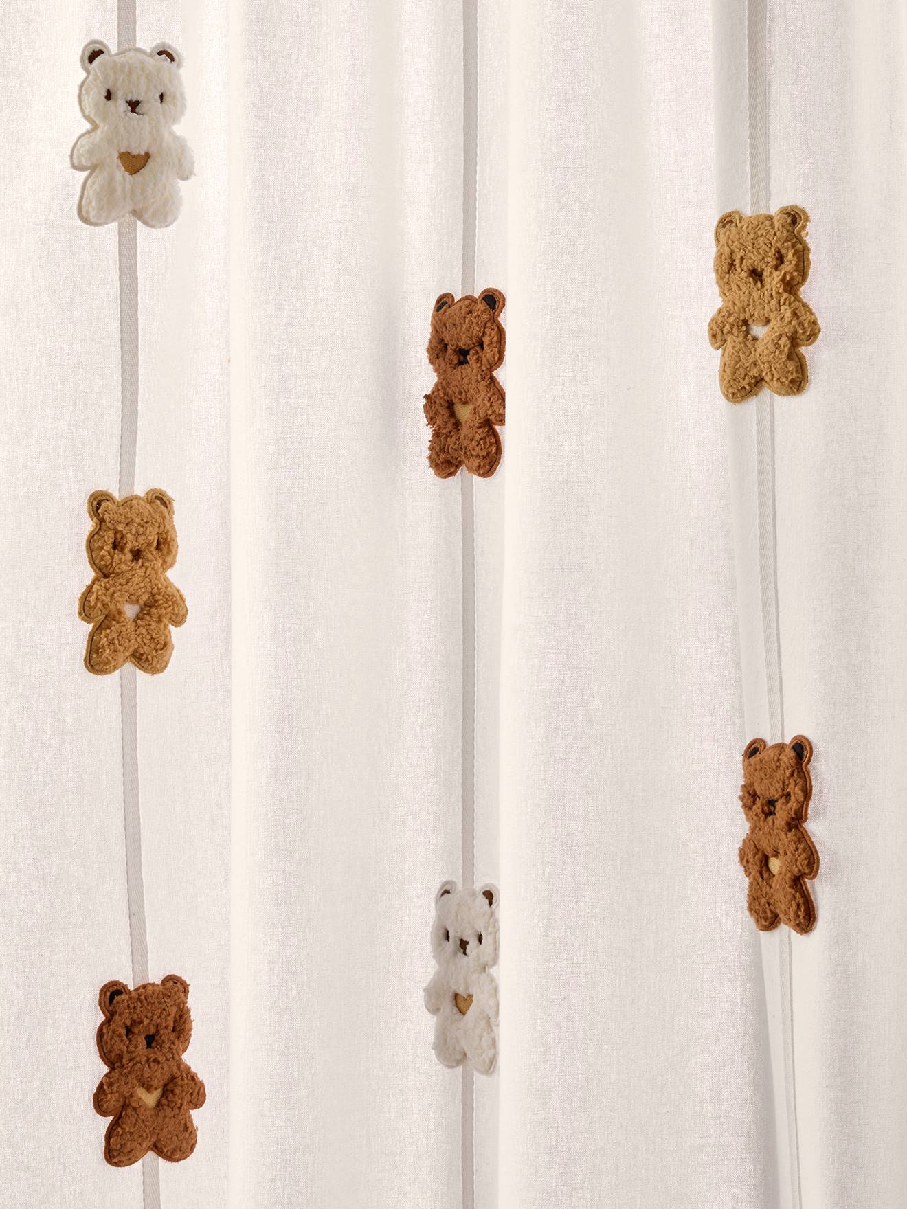 Rideau tamisant guirlande OURSON beige (Vertbaudet) - Image 2