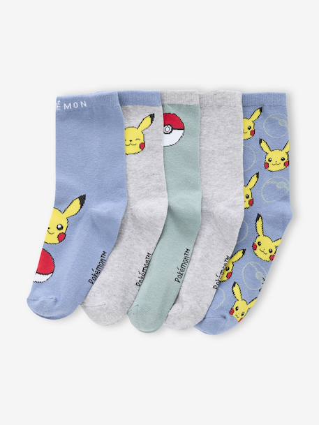 Garçon-Lot de 5 paires de chaussettes Pokemon