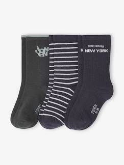 Lot de 3 paires de chaussettes « skate » garçon  - vertbaudet enfant