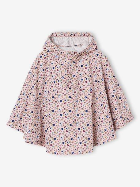 Fille-Cape de pluie LILIBETH à capuche fille imprimé fleuri