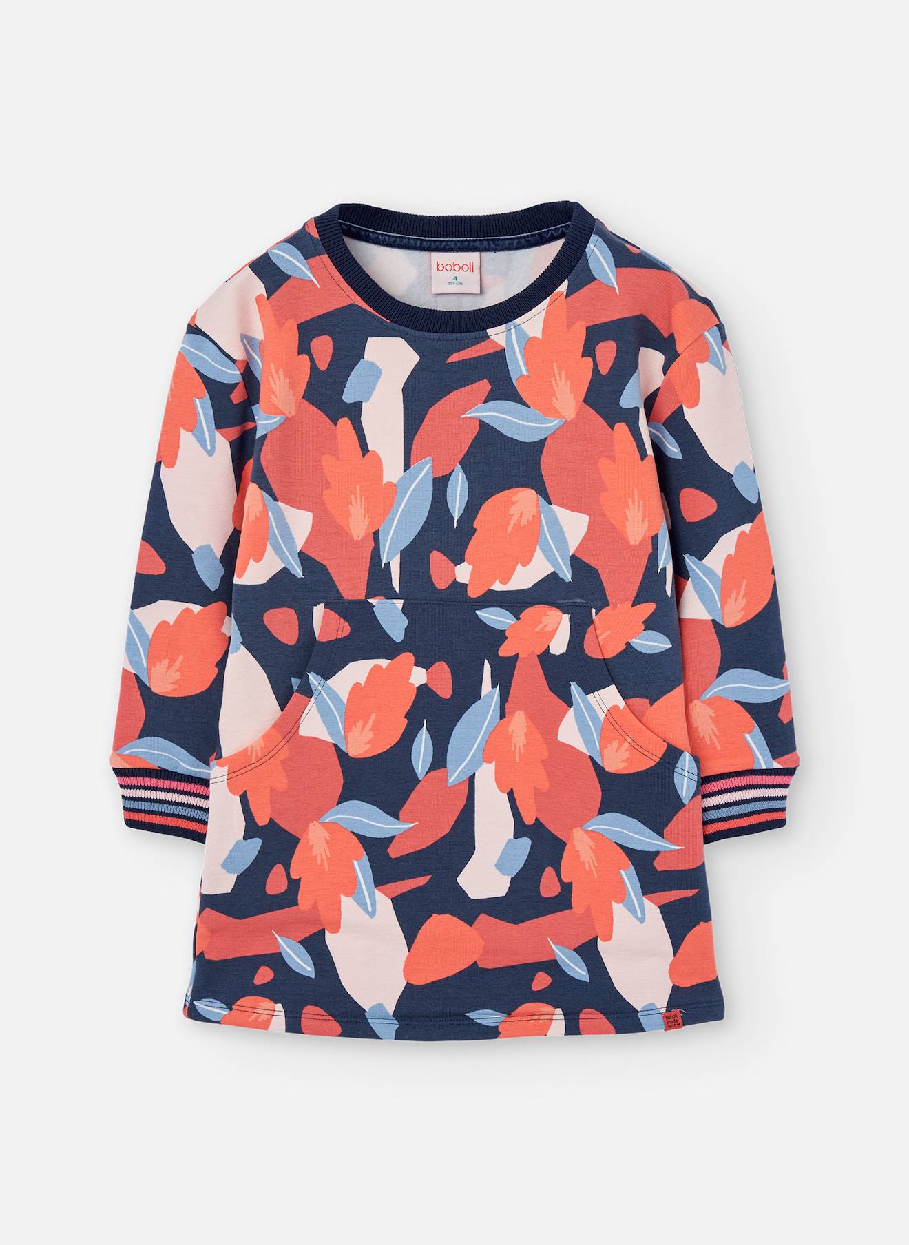 Robe Imprimée Fleurs Multicolore