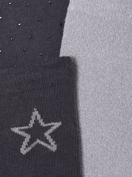 Lot de 3 paires de chaussettes JONEN fille anthracite 2 - vertbaudet enfant 