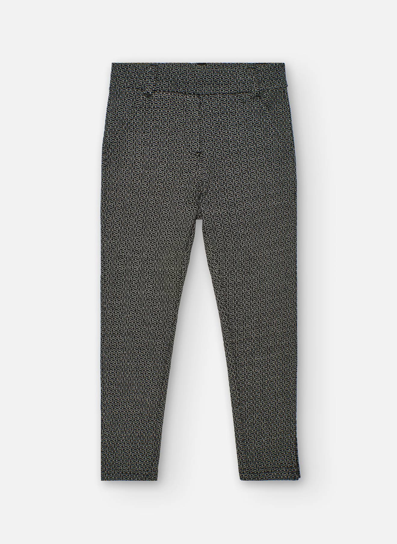 Pantalon En Jaquard Noir