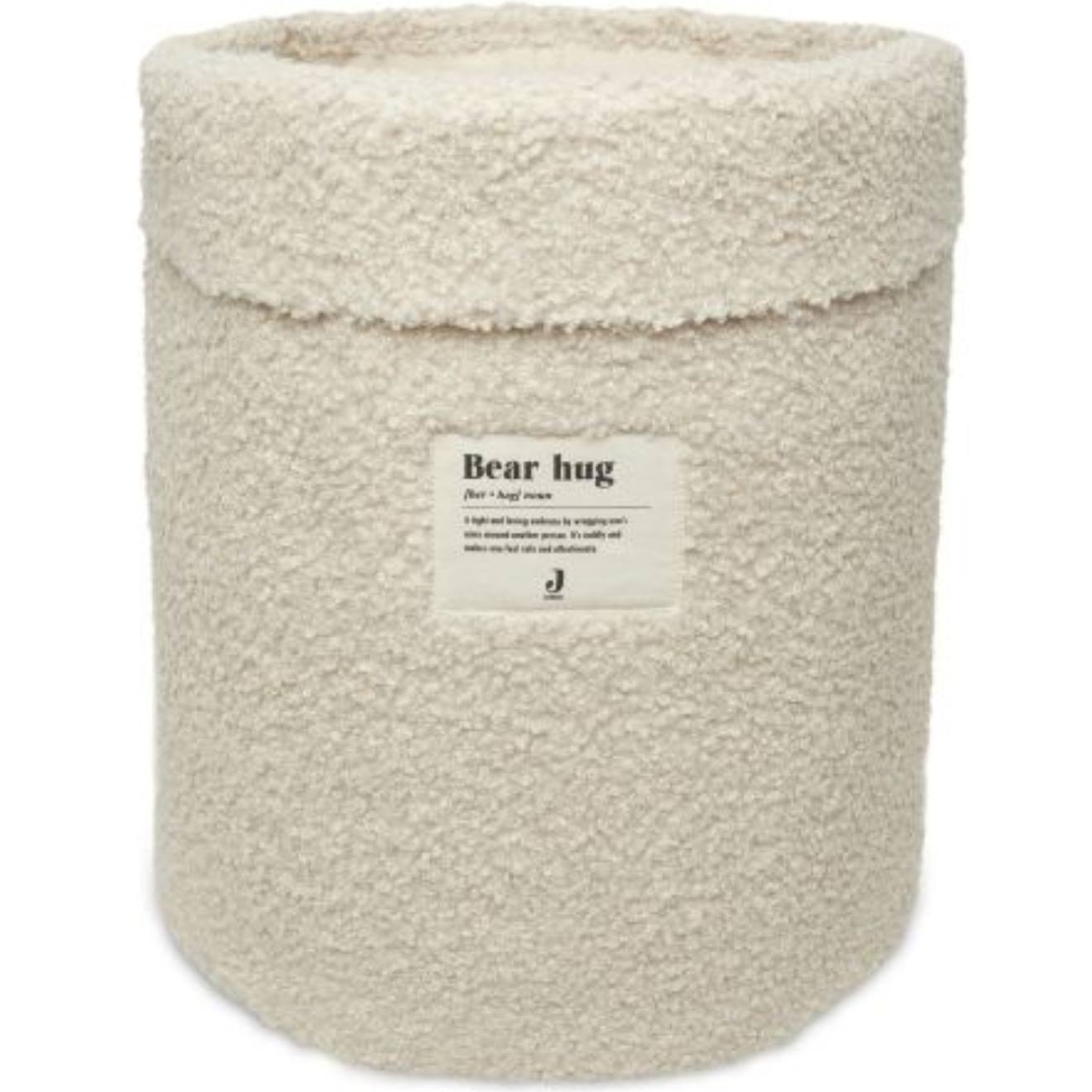 Panier De Rangement Boucle Biscuit (35 X 30 Cm) Ecru