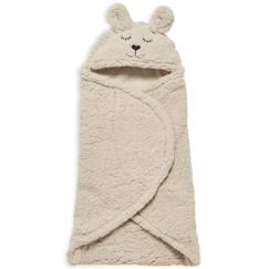 Puériculture-Chancelières, plaid-Plaid-Couverture nomade bunny nougat (100 x 105 cm)
