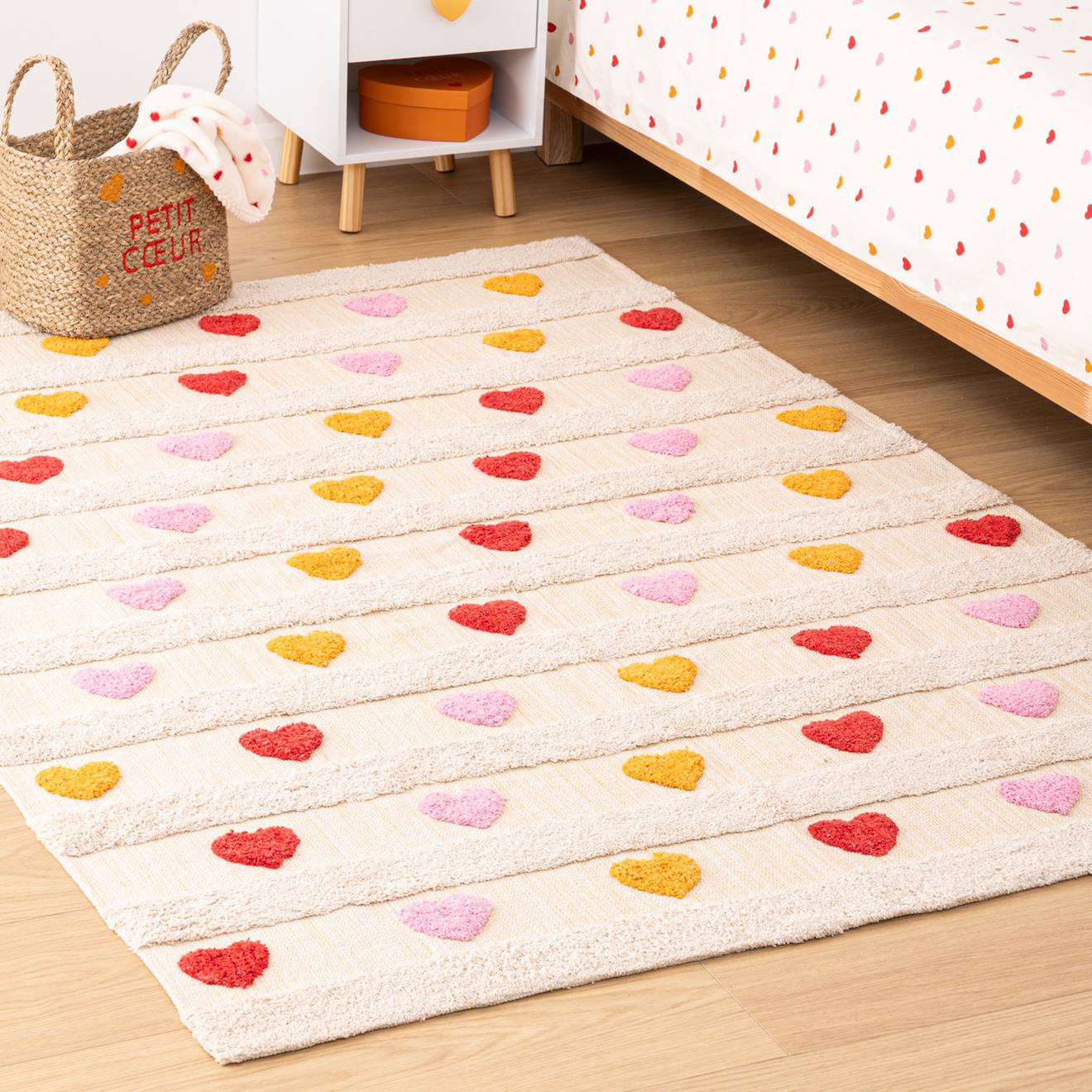 Tapis+Enfant+Imprime+-+Tay+Multicolore