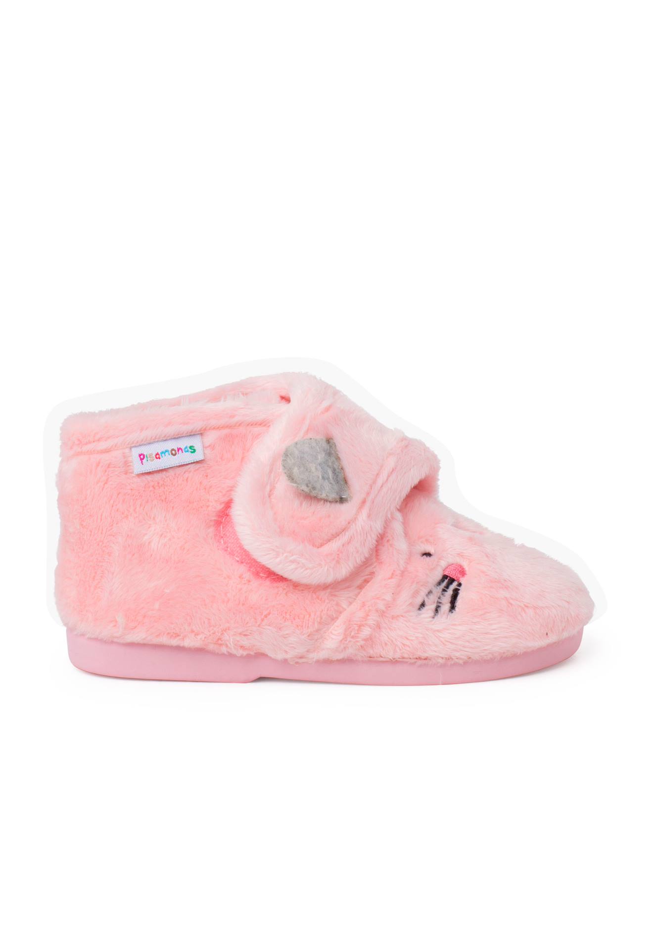 Chaussons Animaux Peluche Rose