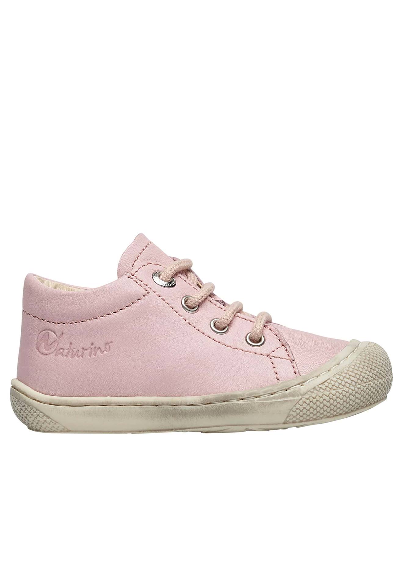 Chaussures Premiers Pas En Cuir Cocoon Rose