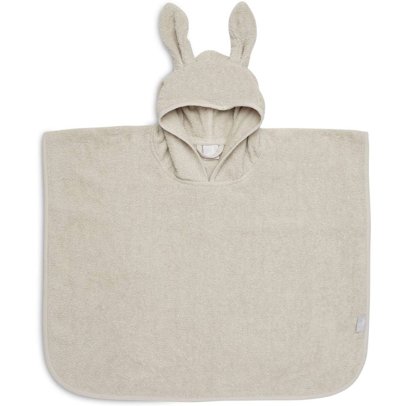 Poncho De Bain Éponge En Coton Nougat