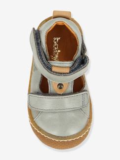 Chaussures Enfant Babybotte En Cuir Blanc - Pointure 17 - Style Mocassin Vintage - Occasion Très Bon état