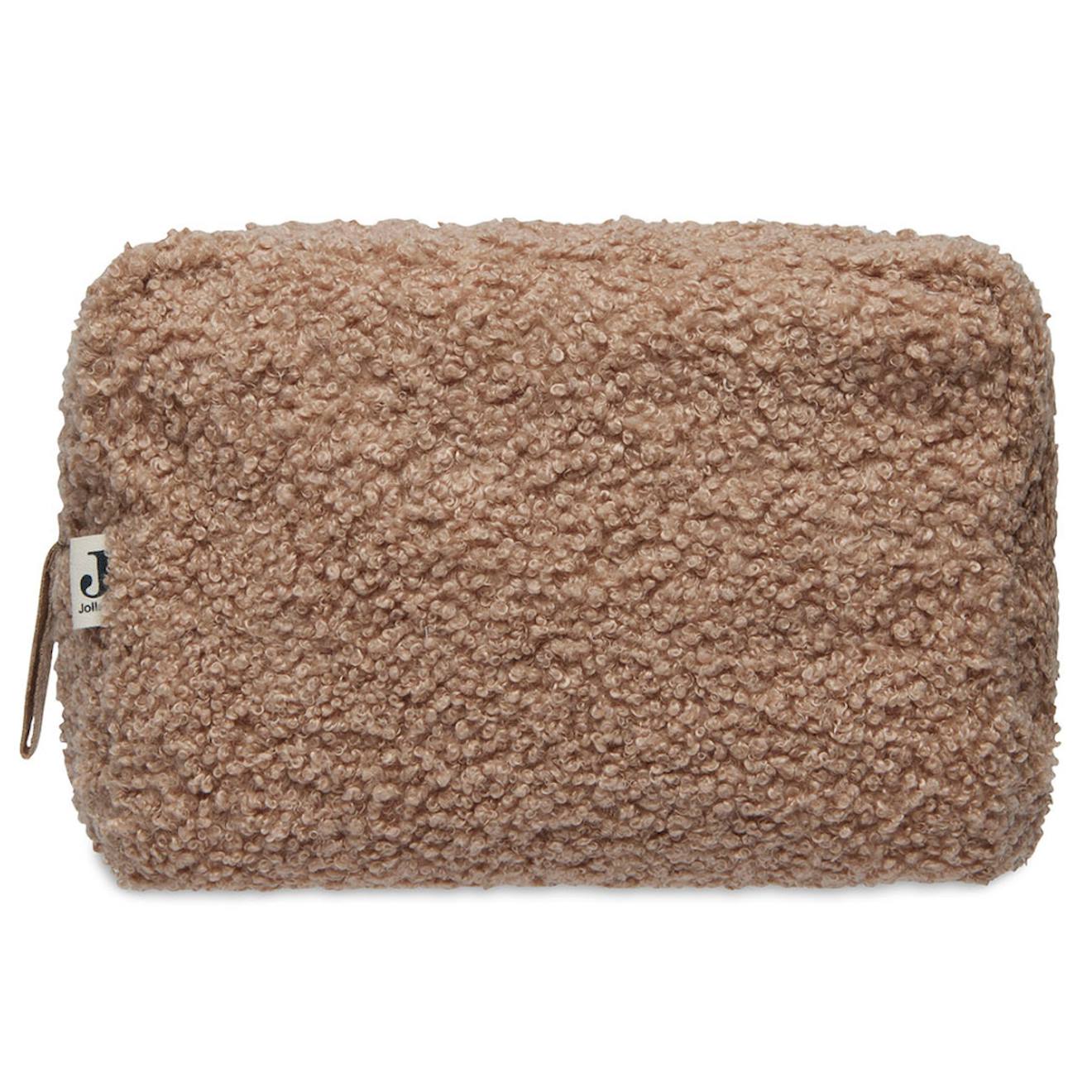 Trousse De Toilette Boucle Naturel Marron (Jollein) - Couverture