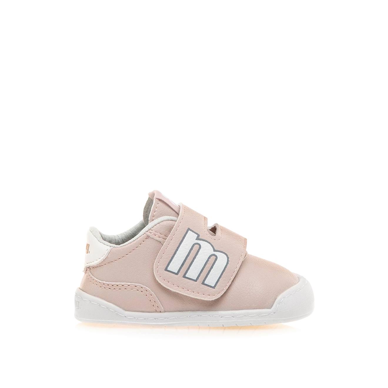 Sneakers Filles Synthétique Fermeture Adhésive Barefoot Rose-nude