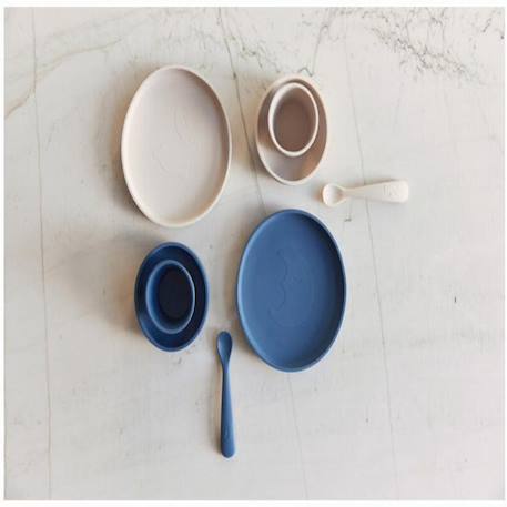 Coffret repas en silicone Nougat+Vert 4 - vertbaudet enfant 