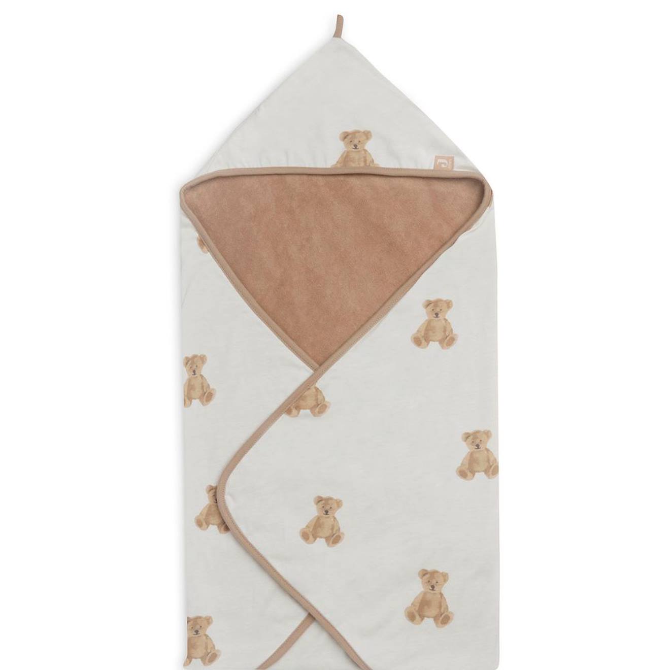 Cape De Bain Ours Teddy Bear (75 X 75 Cm) Blanc, Marron Clair