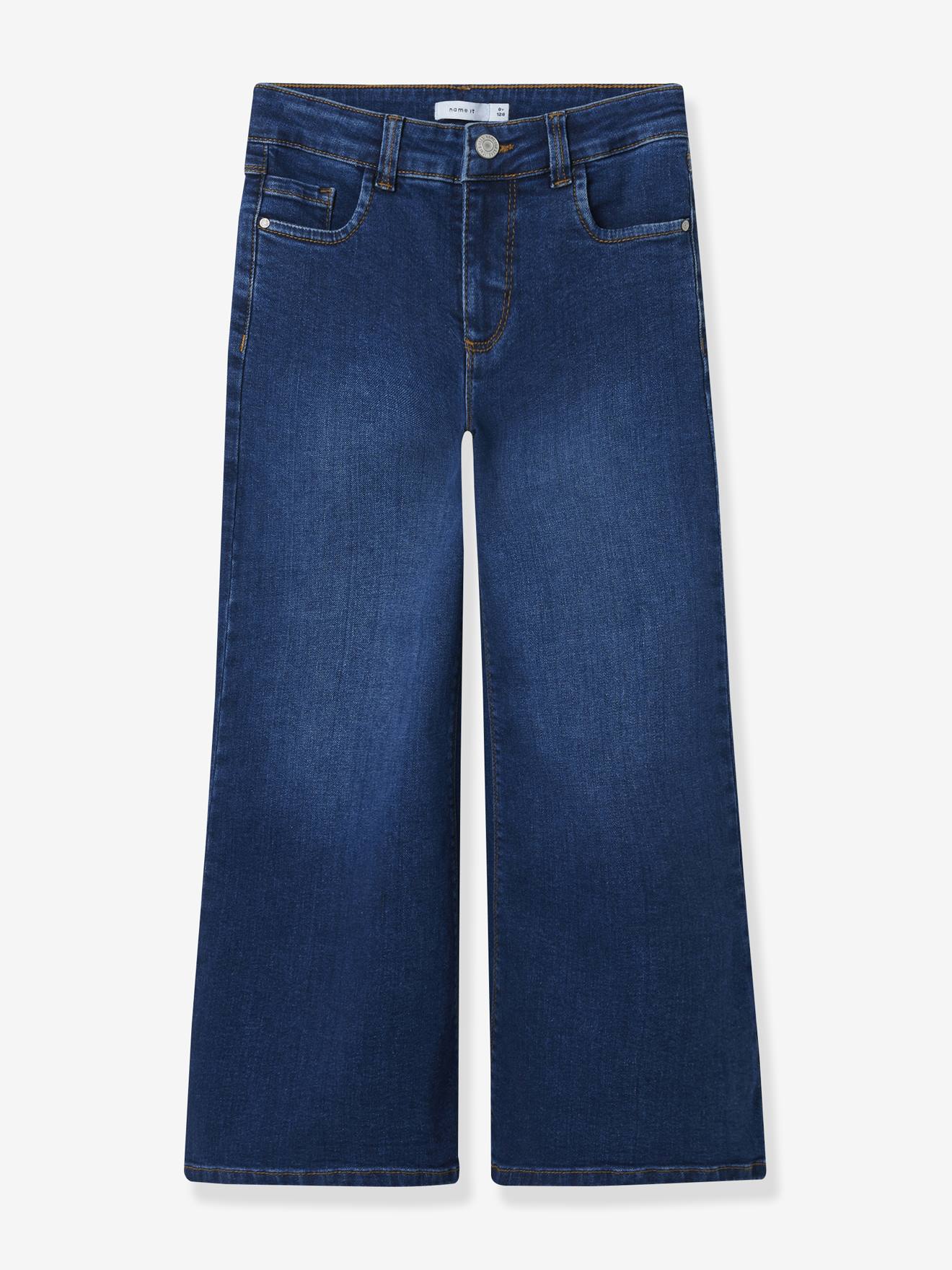 Jean très large pour filles NKFPOLLY NAME IT denim bleu black