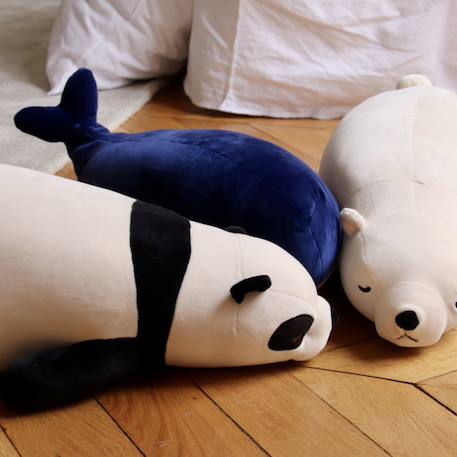 Peluche ours polaire shiro (51 cm) Écru 5 - vertbaudet enfant 