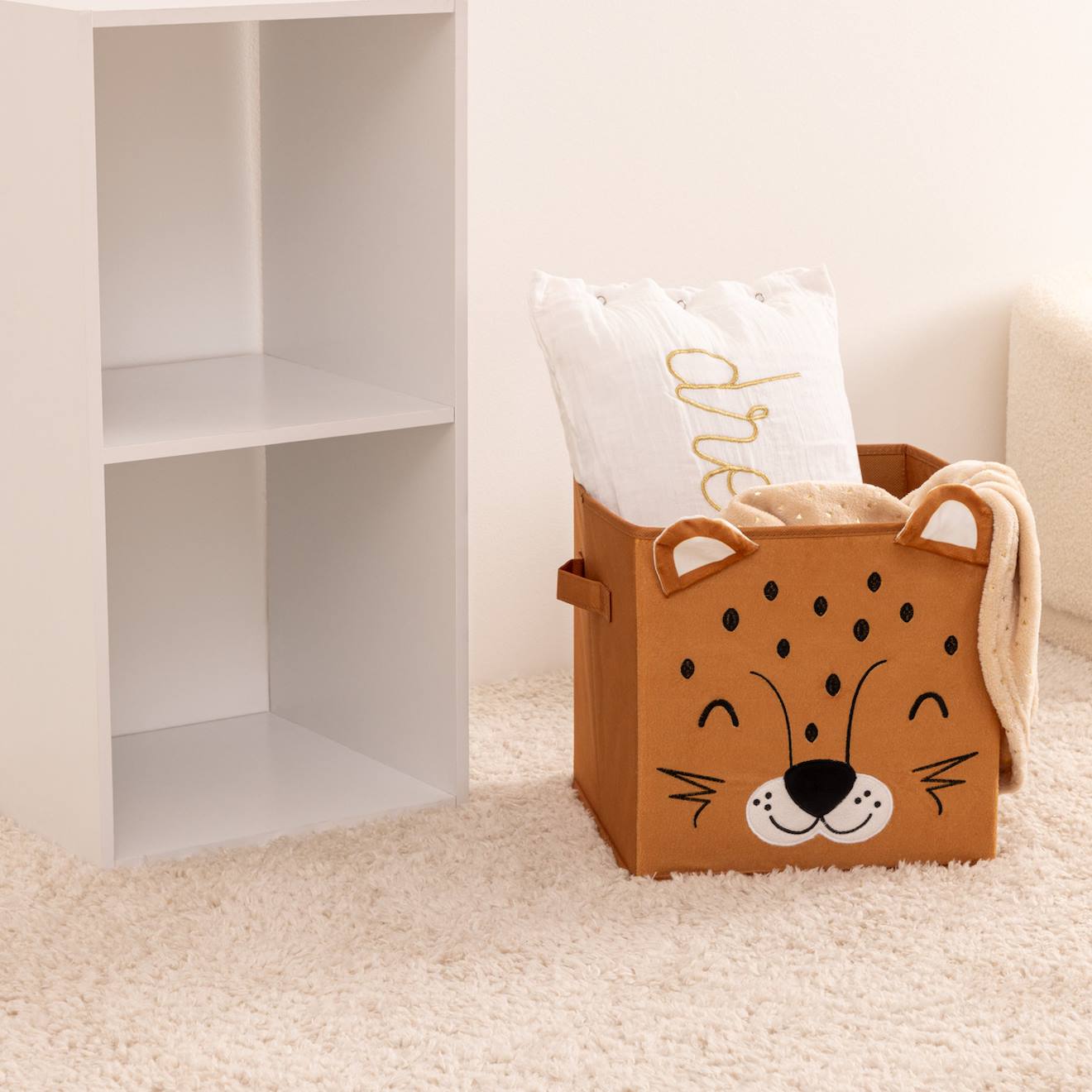 Panier De Rangement Pliable Lion - Joey Jaune