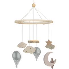 Linge de maison et décoration-Mobile en bois pour berceau dreamland