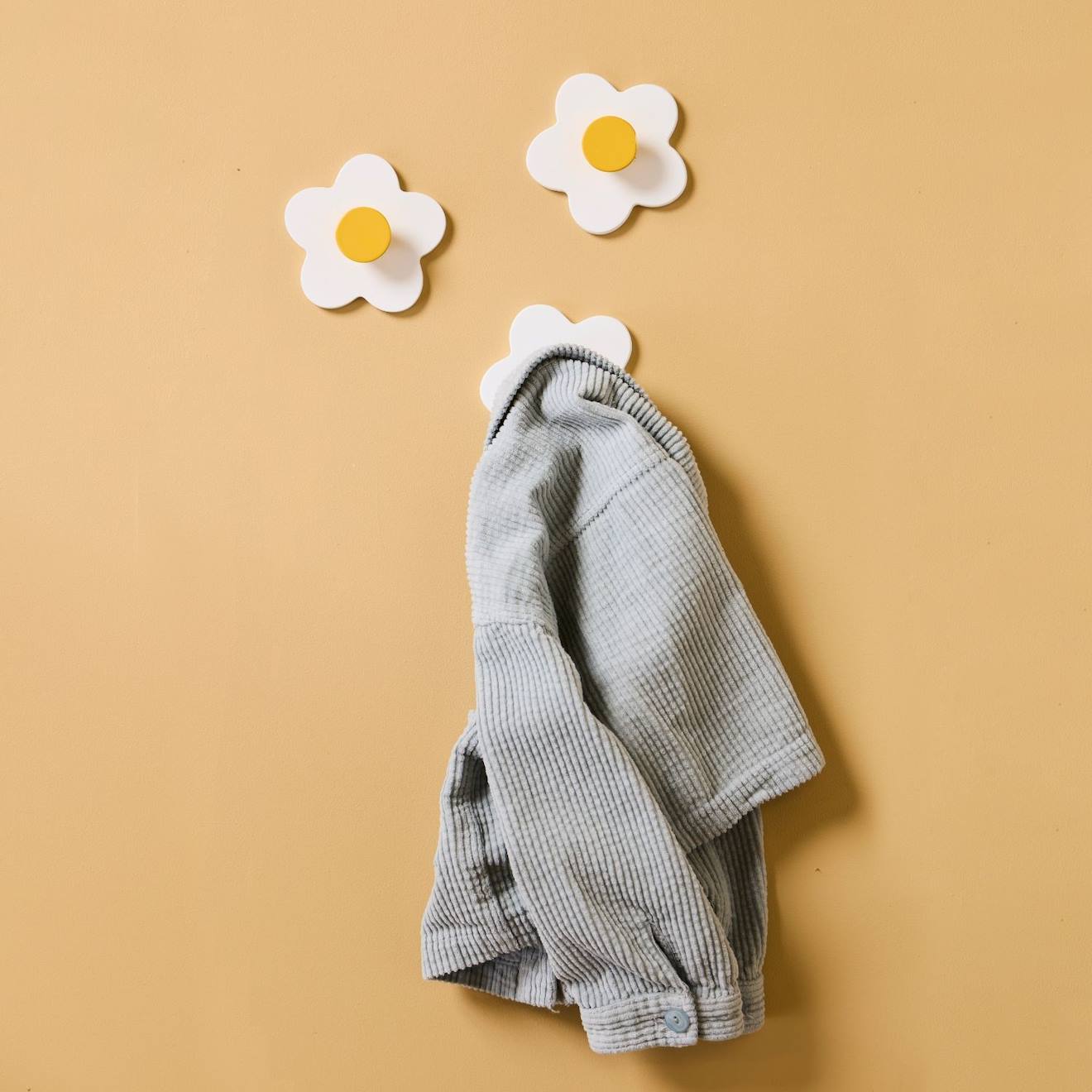 Patères Murales Blanc, Jaune (Kids Concept) - Image 2
