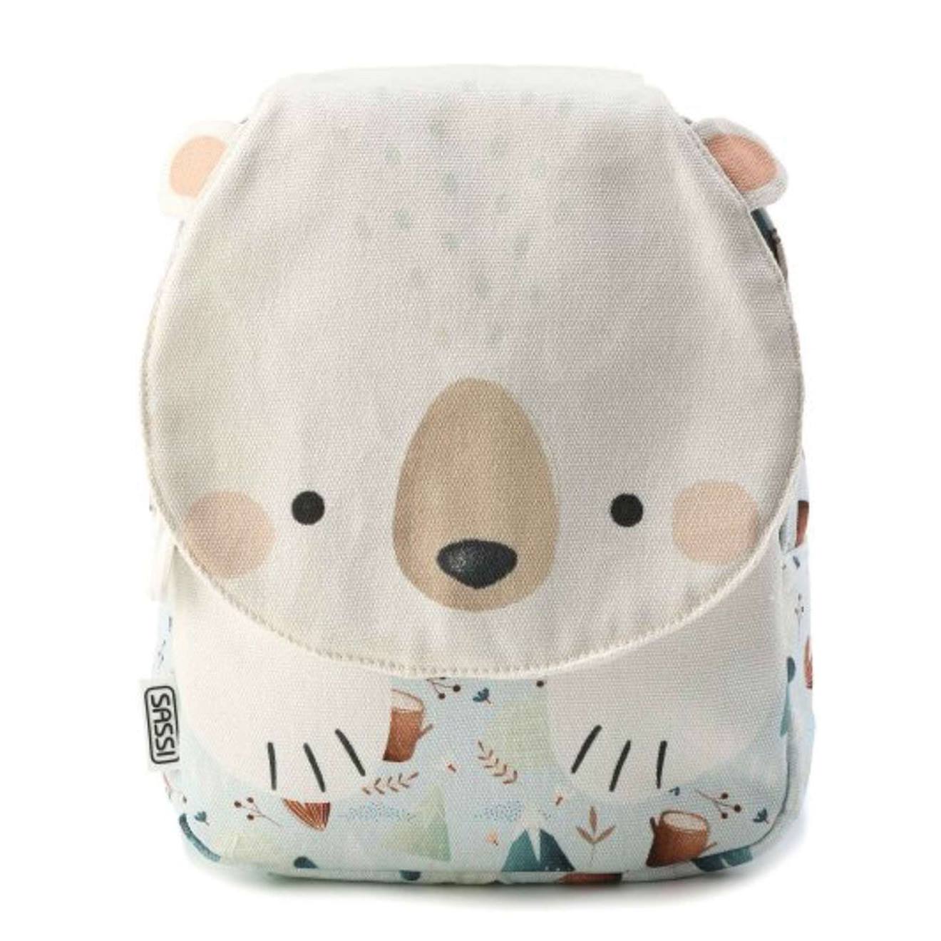 Sac À Dos Maternelle Et Crèche Animaux Blanc