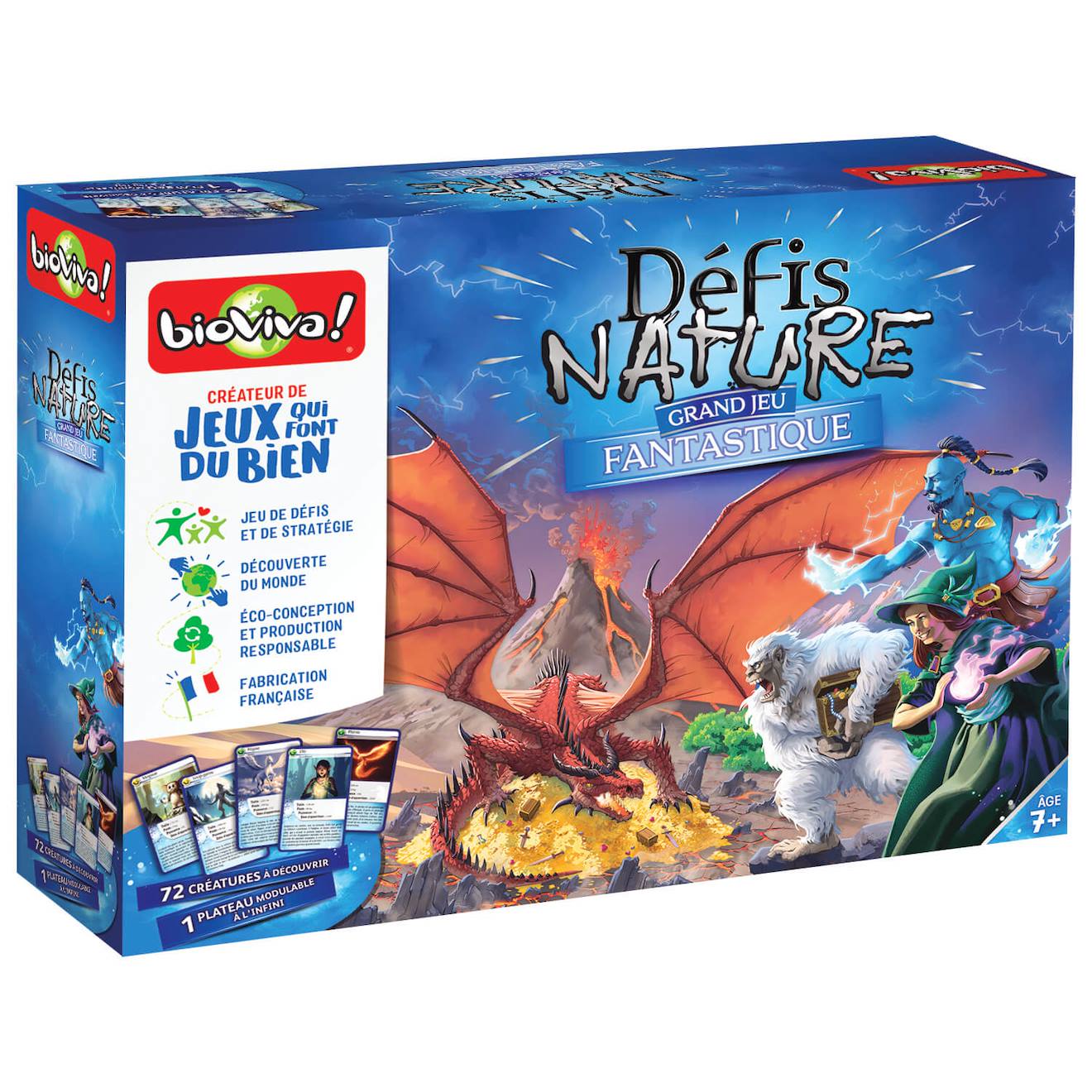 Jeu De Cartes - Le Grand Jeu Défis Nature Fantastique - Fabriqué En France Multicolore