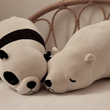Peluche ours polaire shiro (51 cm) Écru 4 - vertbaudet enfant 