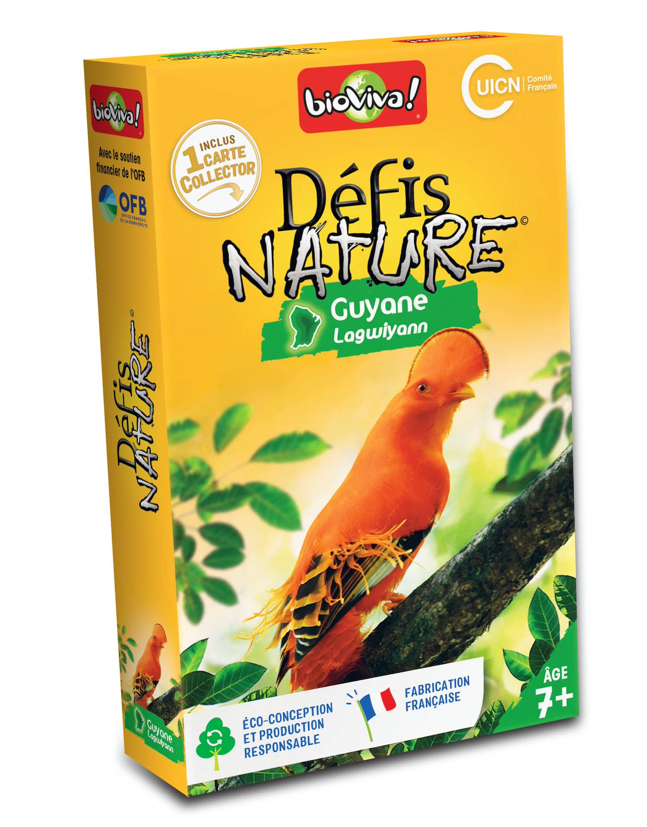 Jeu De Cartes - Défis Nature - Guyane - Fabriqué En France Multicolore