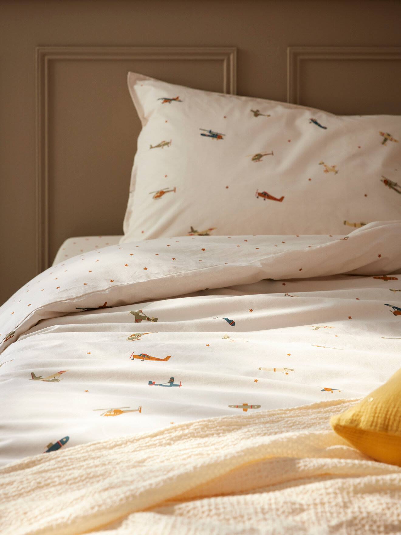 Housse De Couette Coton aviateur Imprimérime Multico