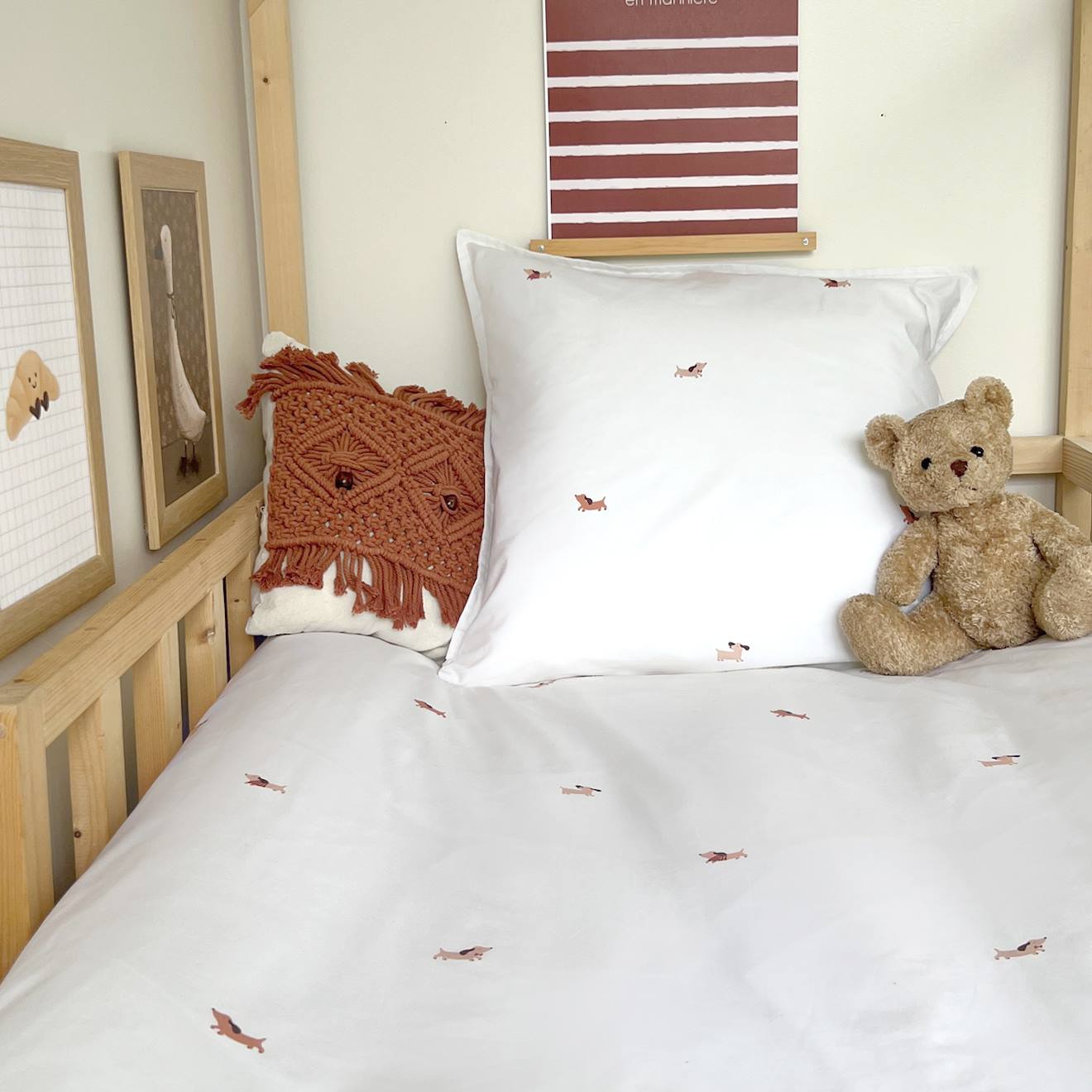 Parure De Lit Percale Coton Bio Oscar