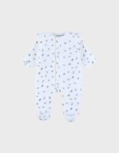 Bébé-Pyjama, surpyjama-Pyjama bébé en velours imprimé oiseau