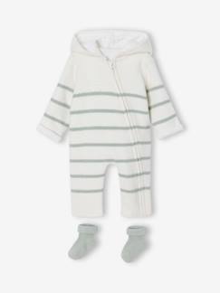 Ensemble bébé combinaison + chaussettes coffret cadeau naissance  - vertbaudet enfant