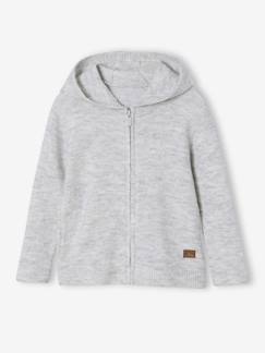 -Gilet zippé à capuche garçon