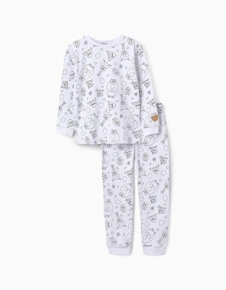 Pyjama à colorier émotions  - vertbaudet enfant