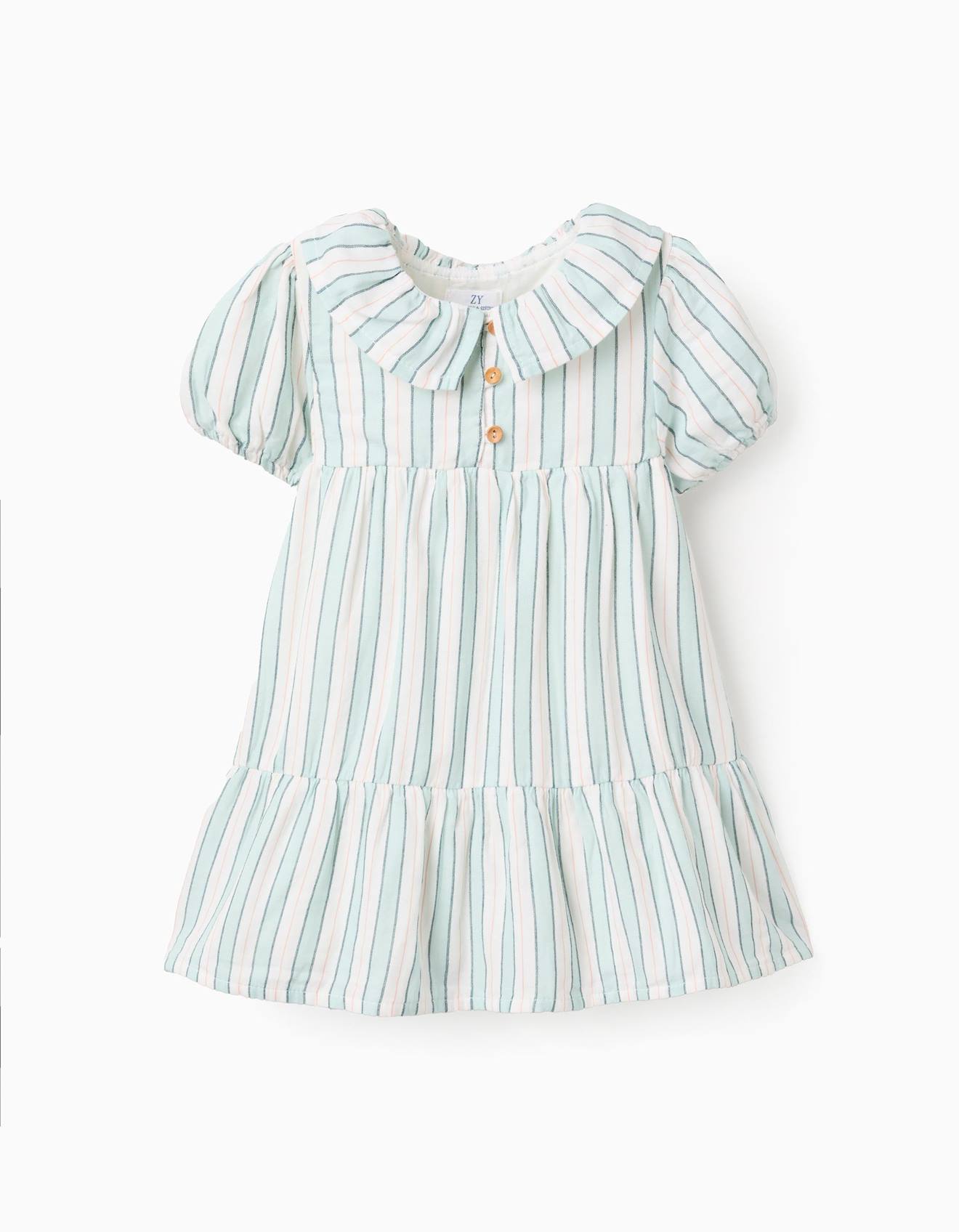 Robe En Coton À Rayures Brothers & Sisters Vert Foncé