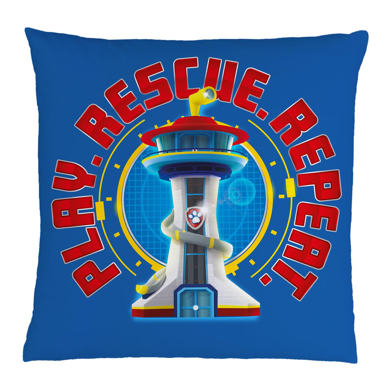 Coussin Imprimé 100% Polyester, Pat Patrouille Ready For Action Rouge
