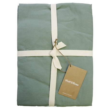 Drap-housse uni en coton, coton lavé Blanc+Bleu nuit+Bleu orage+Caramel+Chocolat+Lichen+Lie de vin+Lin+Miel+Nude+Terre cuite 16 - vertbaudet enfant 