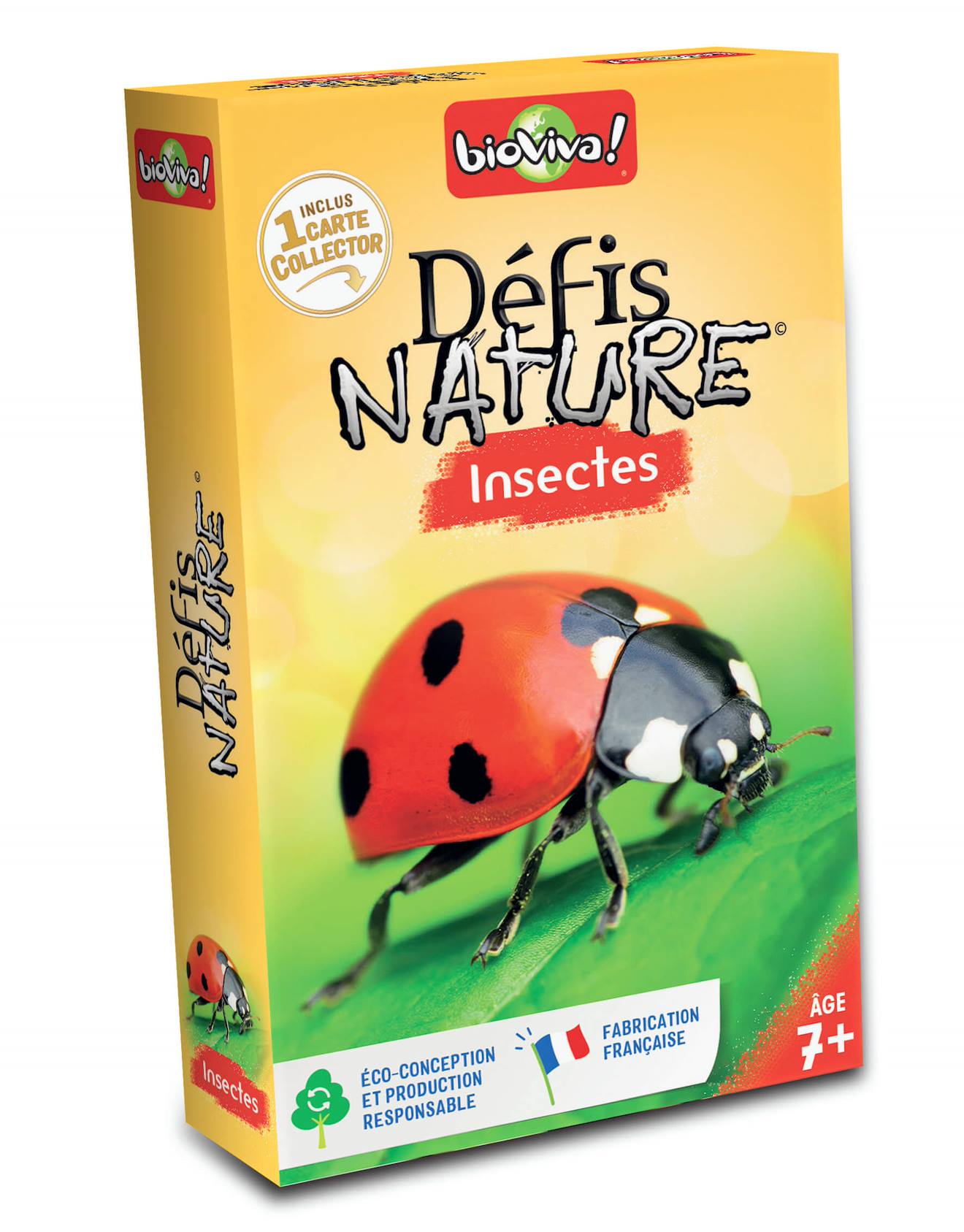 Jeu De Cartes - Défis Nature - Insectes - Fabriqué En France Multicolore