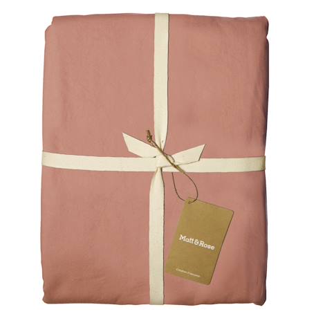 Drap-housse uni en coton, coton lavé Blanc+Bleu nuit+Bleu orage+Caramel+Chocolat+Lichen+Lie de vin+Lin+Miel+Nude+Terre cuite 27 - vertbaudet enfant 