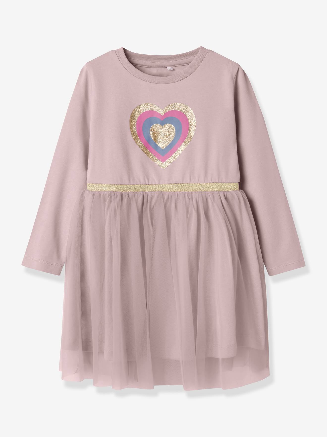 Robe pour fille en mélange de matières NMFNASTAR NAME IT pivoine
